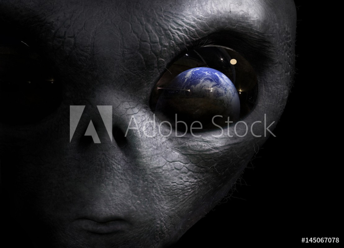 Image de Alien looking at the earth